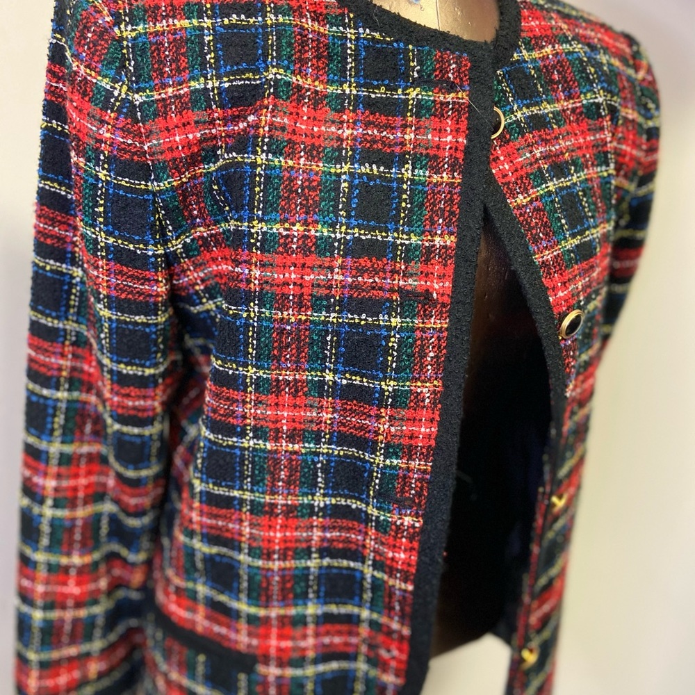Vintage Plaid Blazer